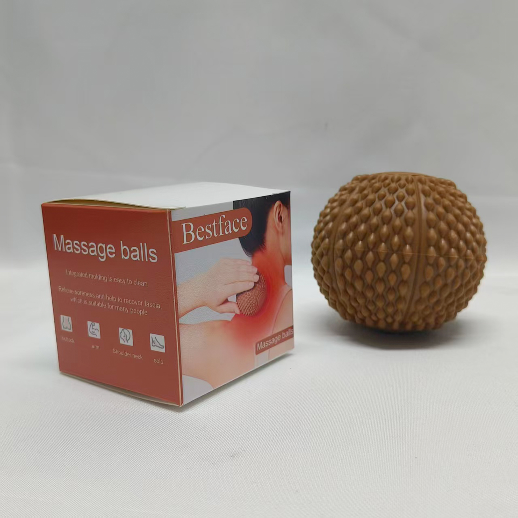 Bestface-Massage balls,Hand & Back Massage Ball - Relieve Pain from Plantar Fasciitis, Tight Muscles & Sore Feet - Massage Tool. - Image 7