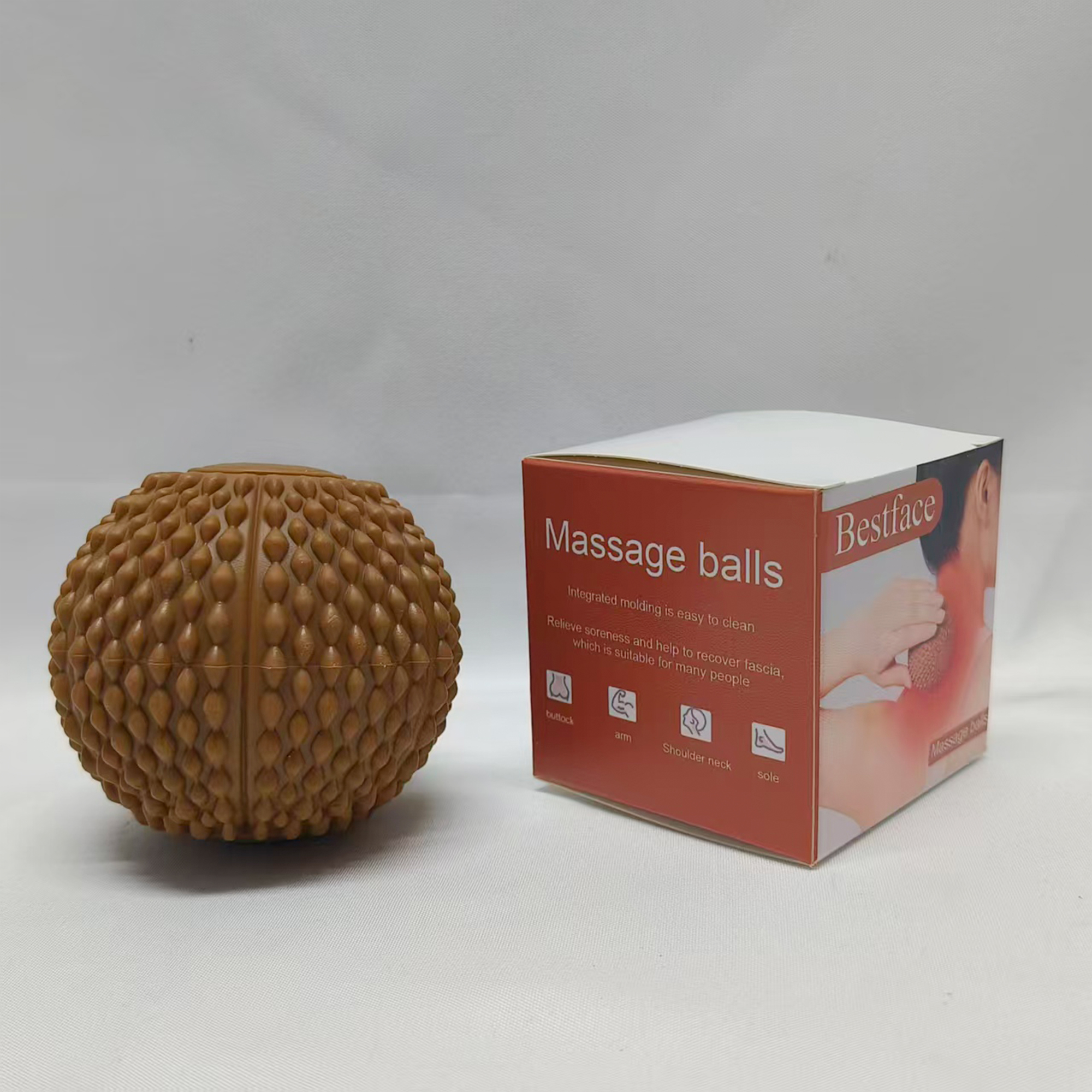 Bestface-Massage balls,Hand & Back Massage Ball - Relieve Pain from Plantar Fasciitis, Tight Muscles & Sore Feet - Massage Tool. - Image 9